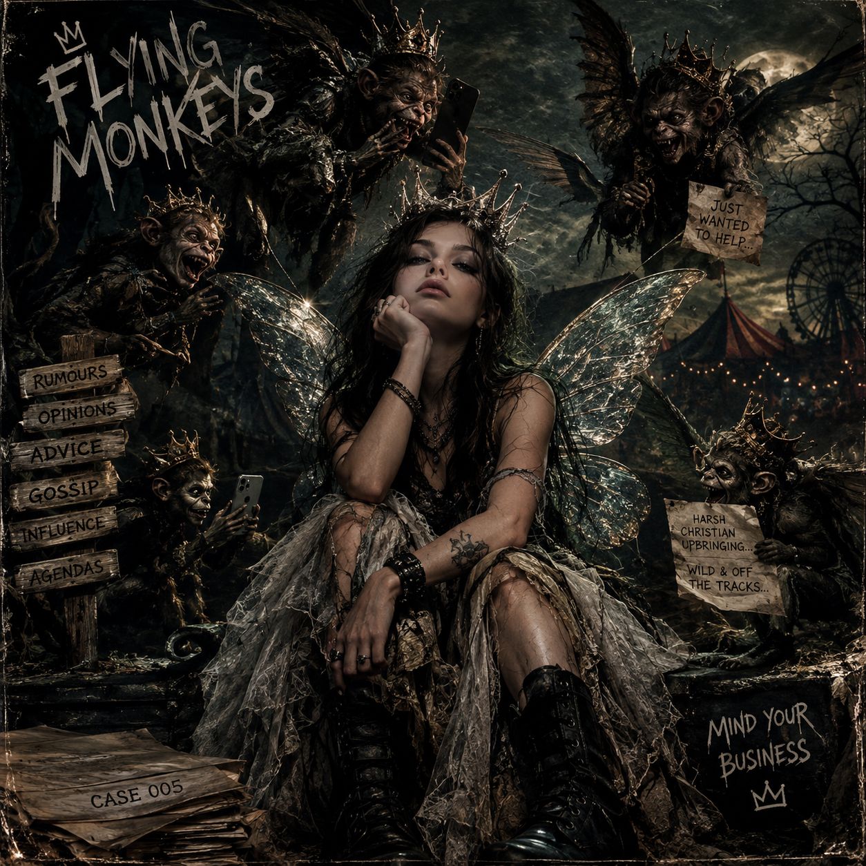 FLYING MONKEYS ¿‽ case 6. artwork