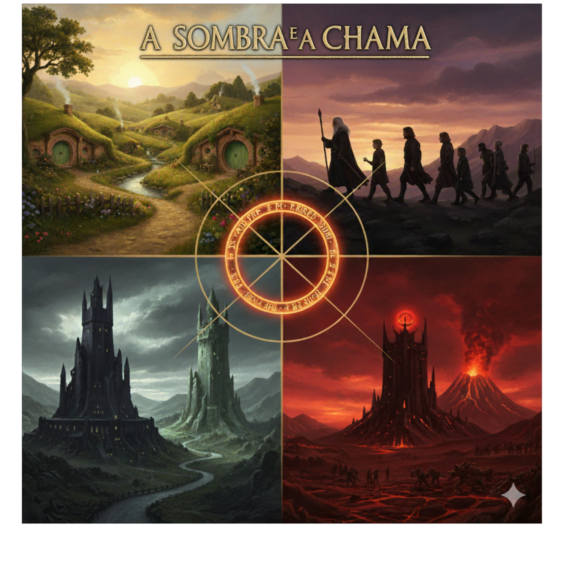 A Sombra e a Chama! artwork