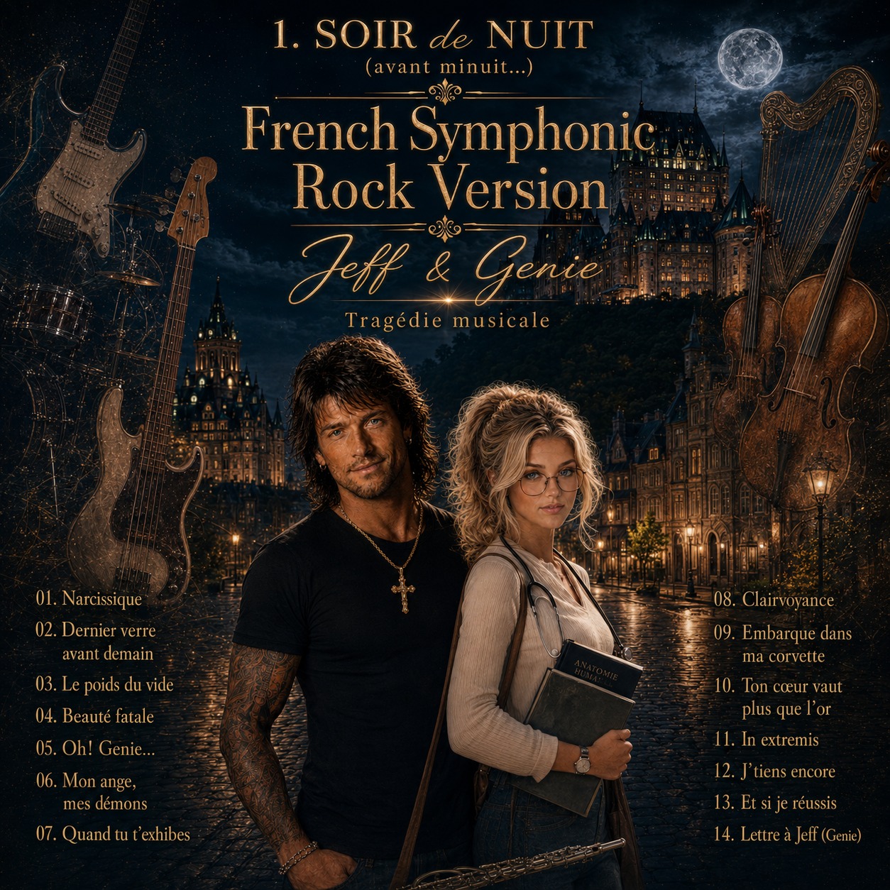 1. Soir de nuit (AVANT minuit) - French SYMPHONIC ROCK Version