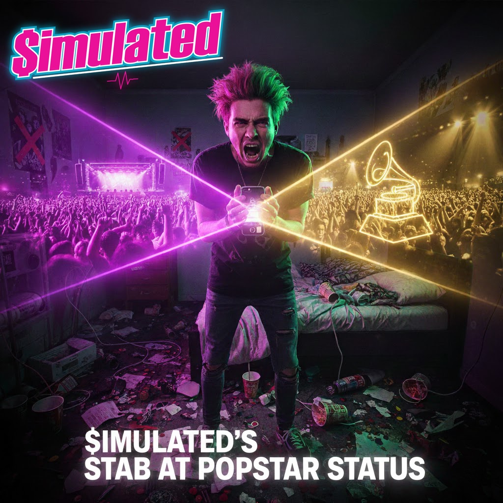 Image for $imulated-Stab At Popstar Status