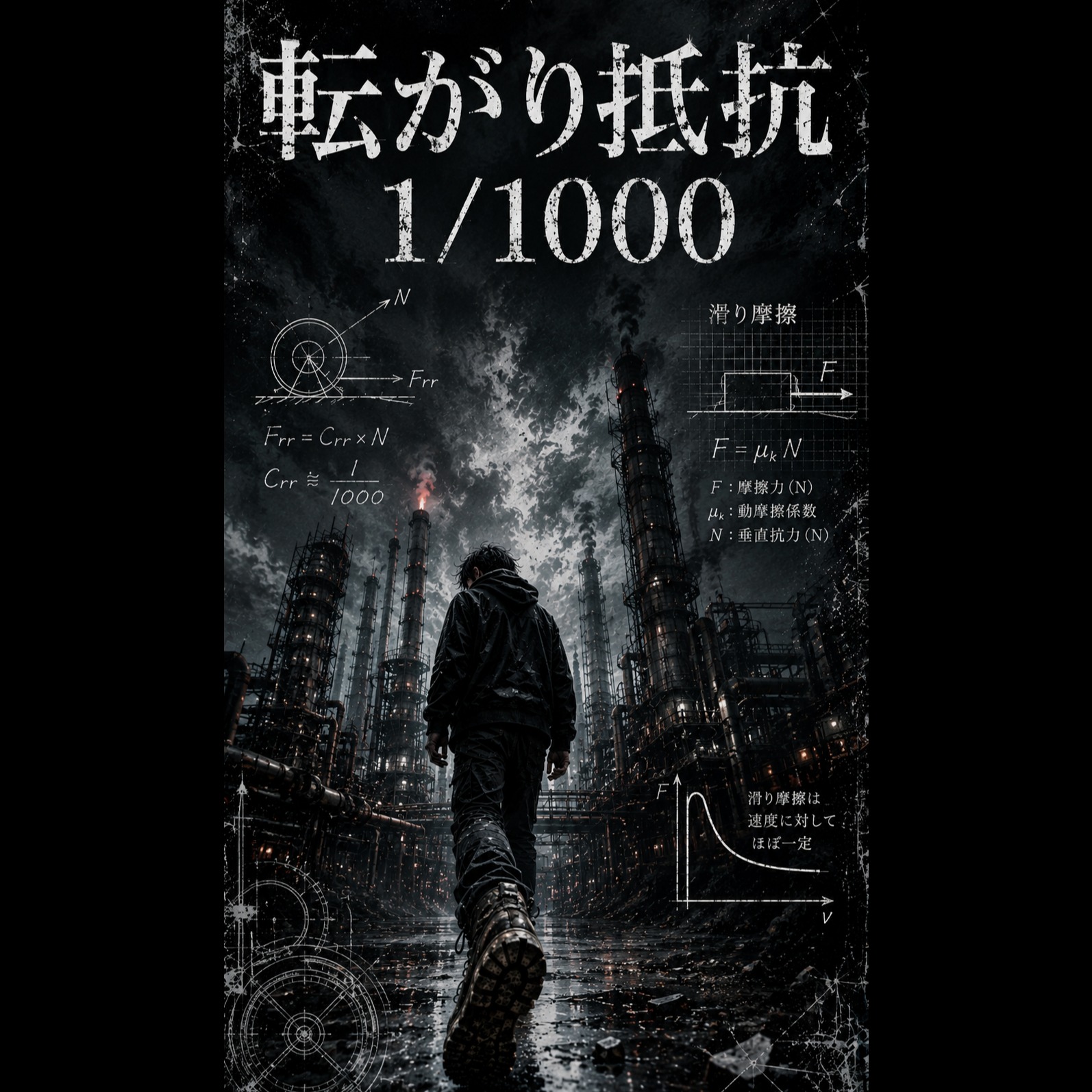 転がり抵抗 1/1000 artwork