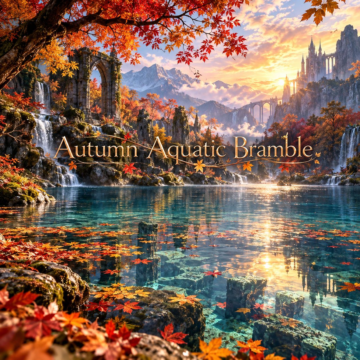 Autumn Aquatic Bramble #インストチャレンジ artwork