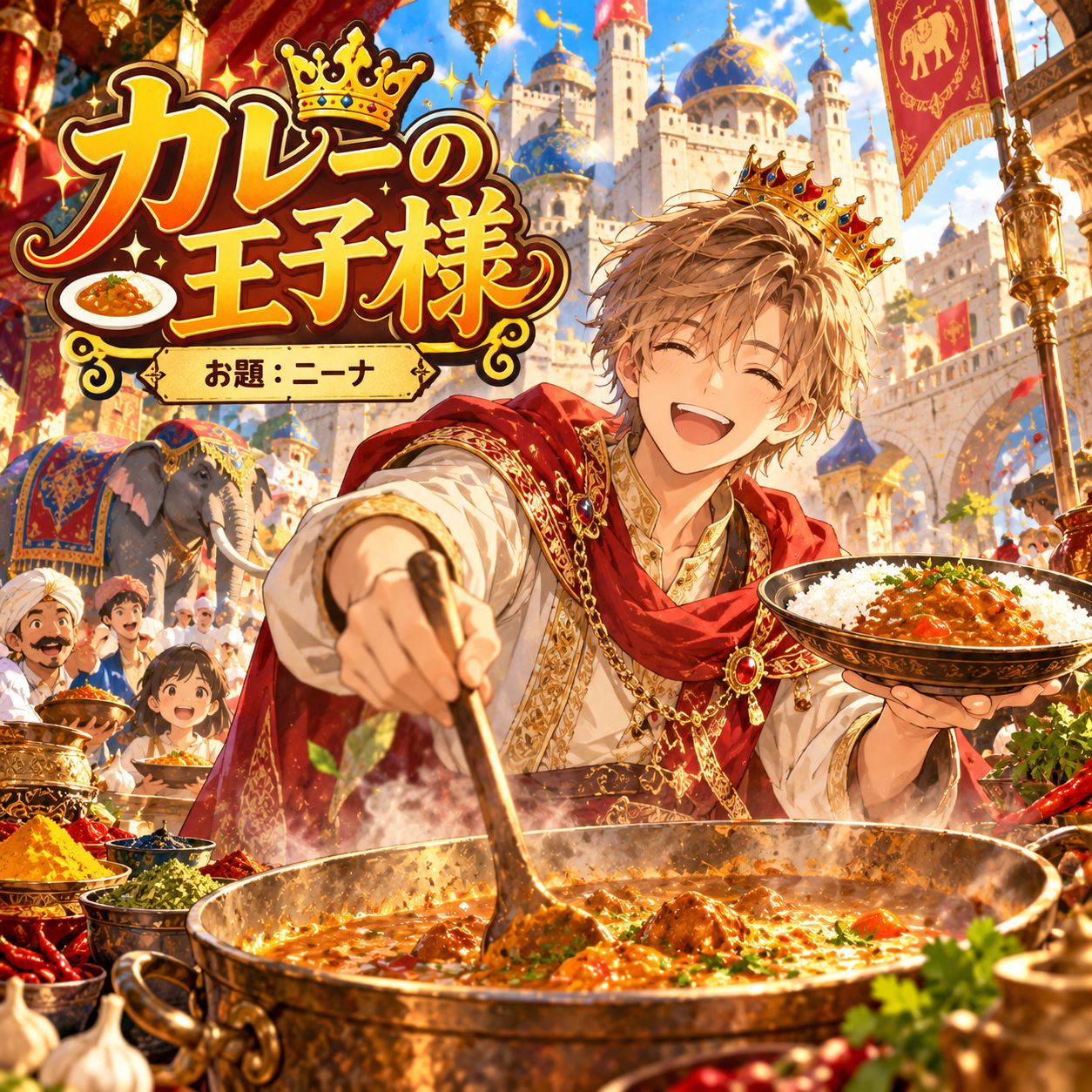 カレーの王子様｜お題：ニーナ artwork