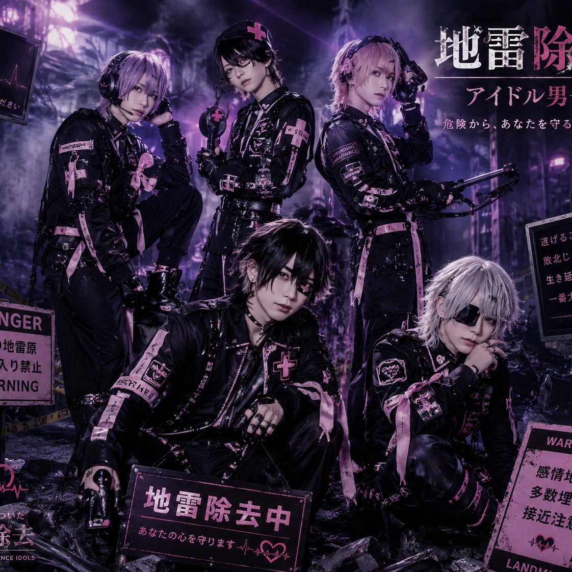 『あなたの傷ついた地雷除去』 ― 地雷除去アイドル男子 ― artwork