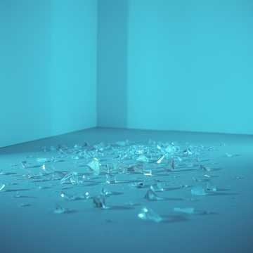 Shattered artwork