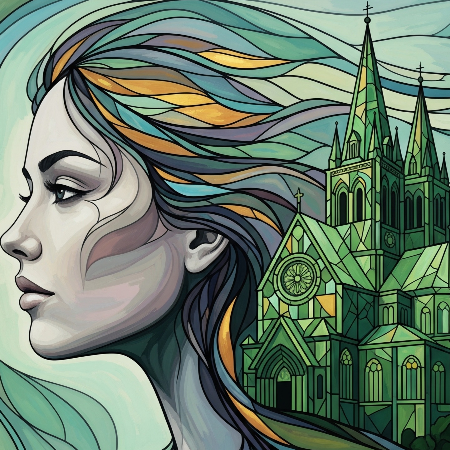 Image for Cathedral and prayer