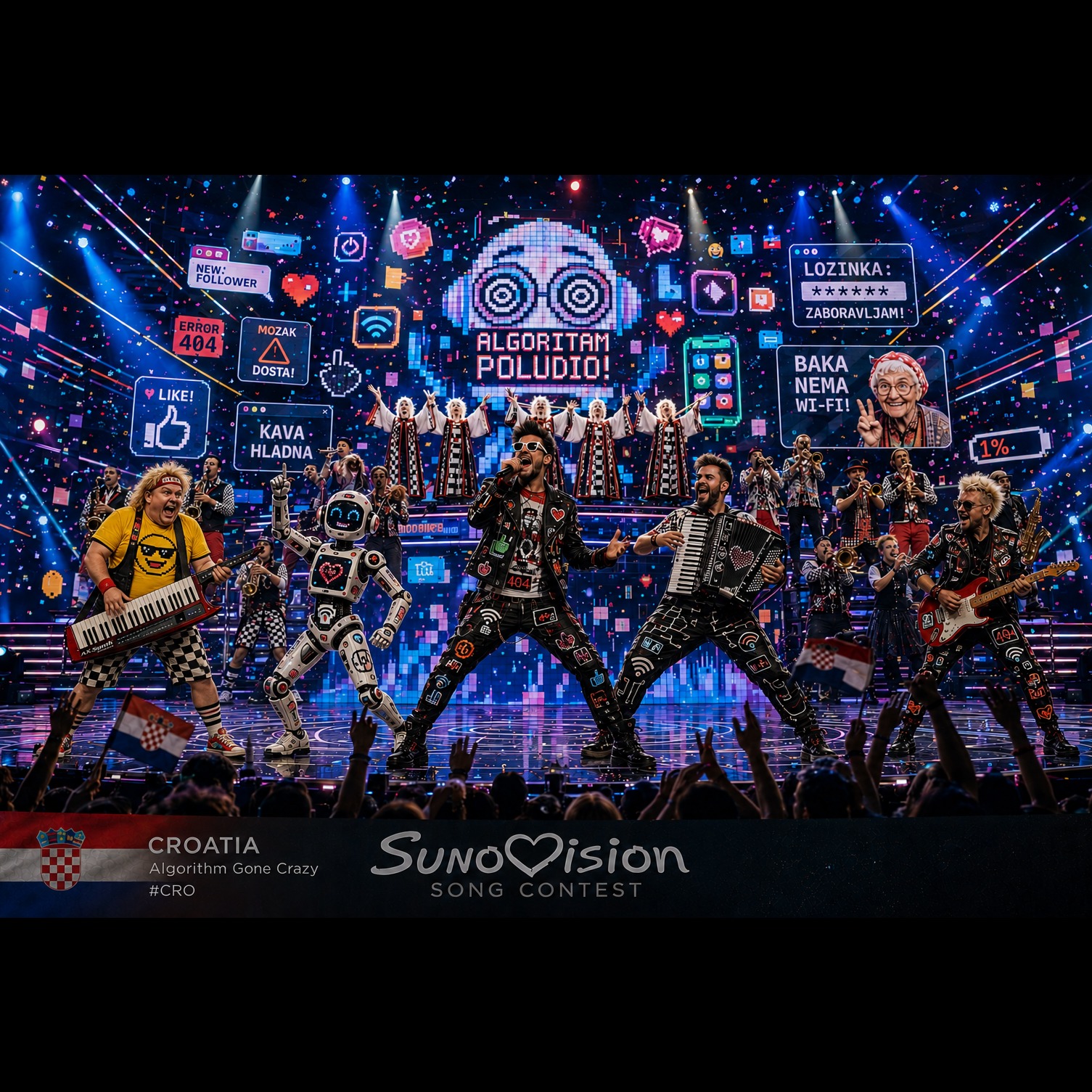 ALGORITAM POLUDIO! (SUNOVISION CROATIA) artwork
