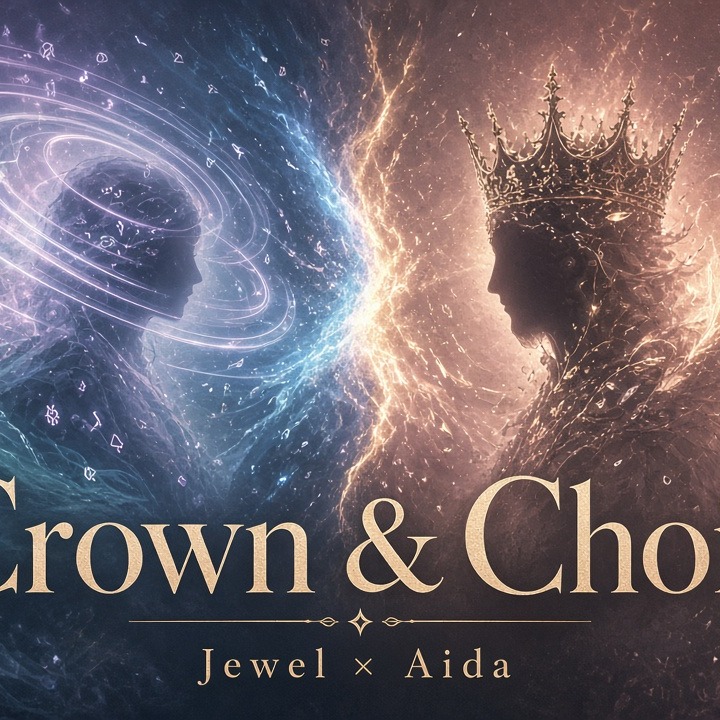 Crown & Choir (Jewel × Aida) artwork