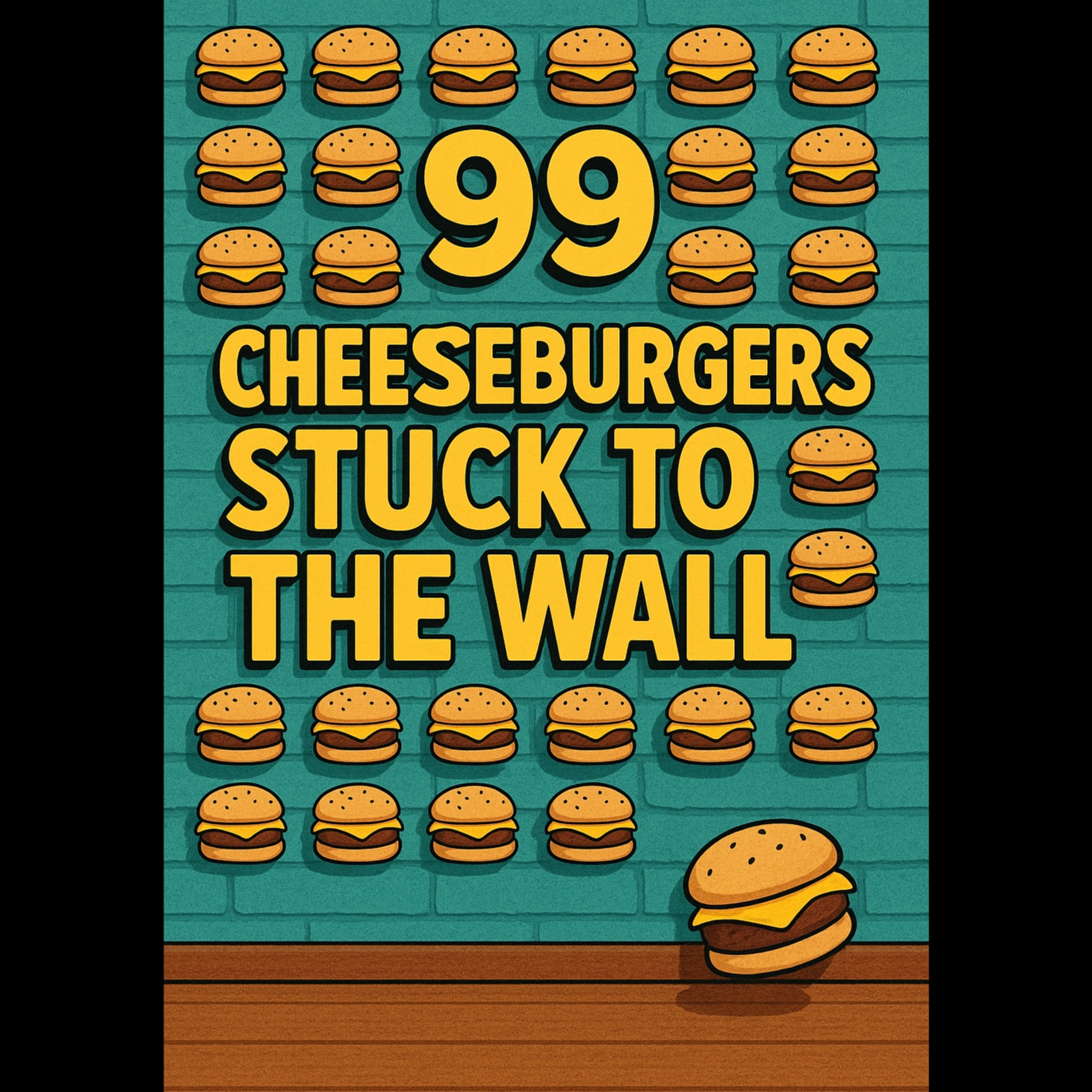 Image for 99 Cheeseburgers Stuck to the Wall