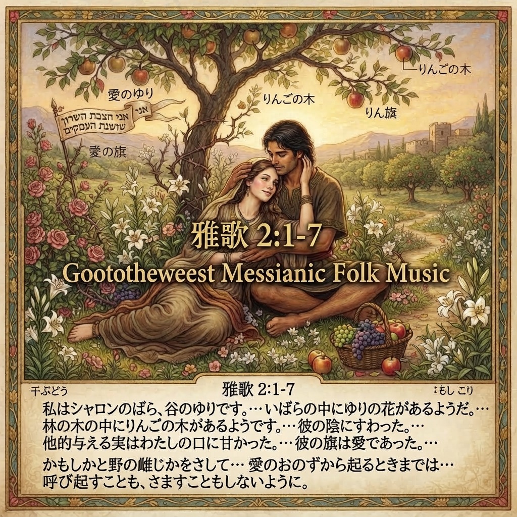雅歌 2:1-7  Song of Solomon artwork