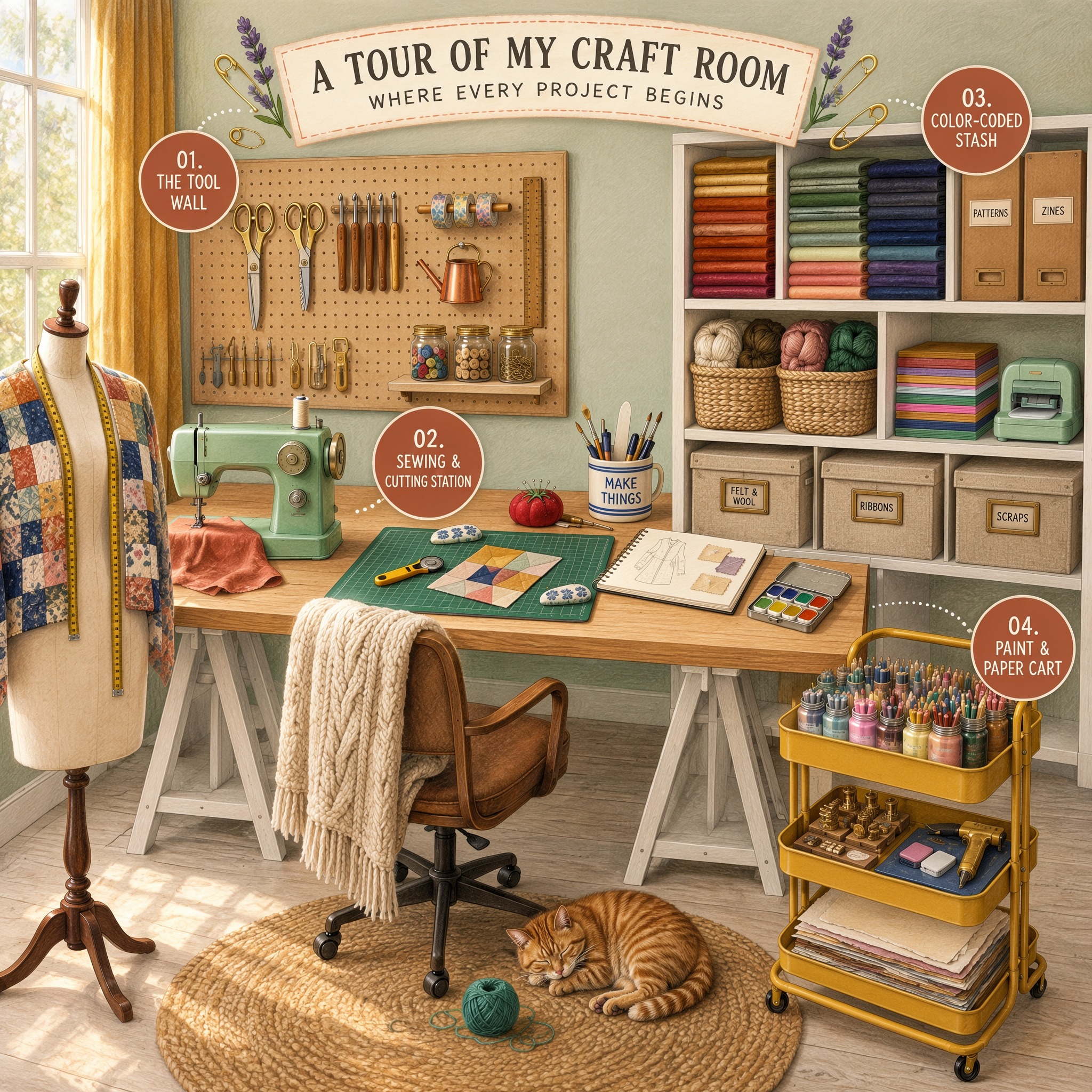 A Tour of My Craft Room artwork