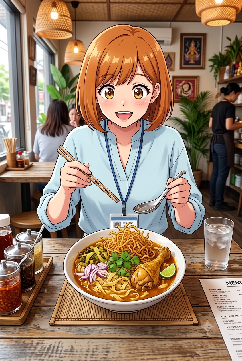 私の推し麺「カオソーイ」 artwork