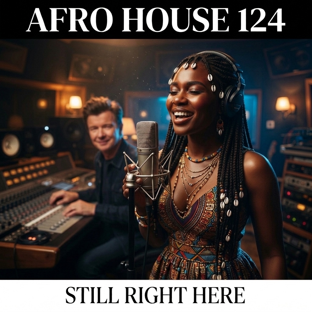 STILL RIGHT HERE | Afro House | (Rick Astley - Never Gonna Give You Up) artwork
