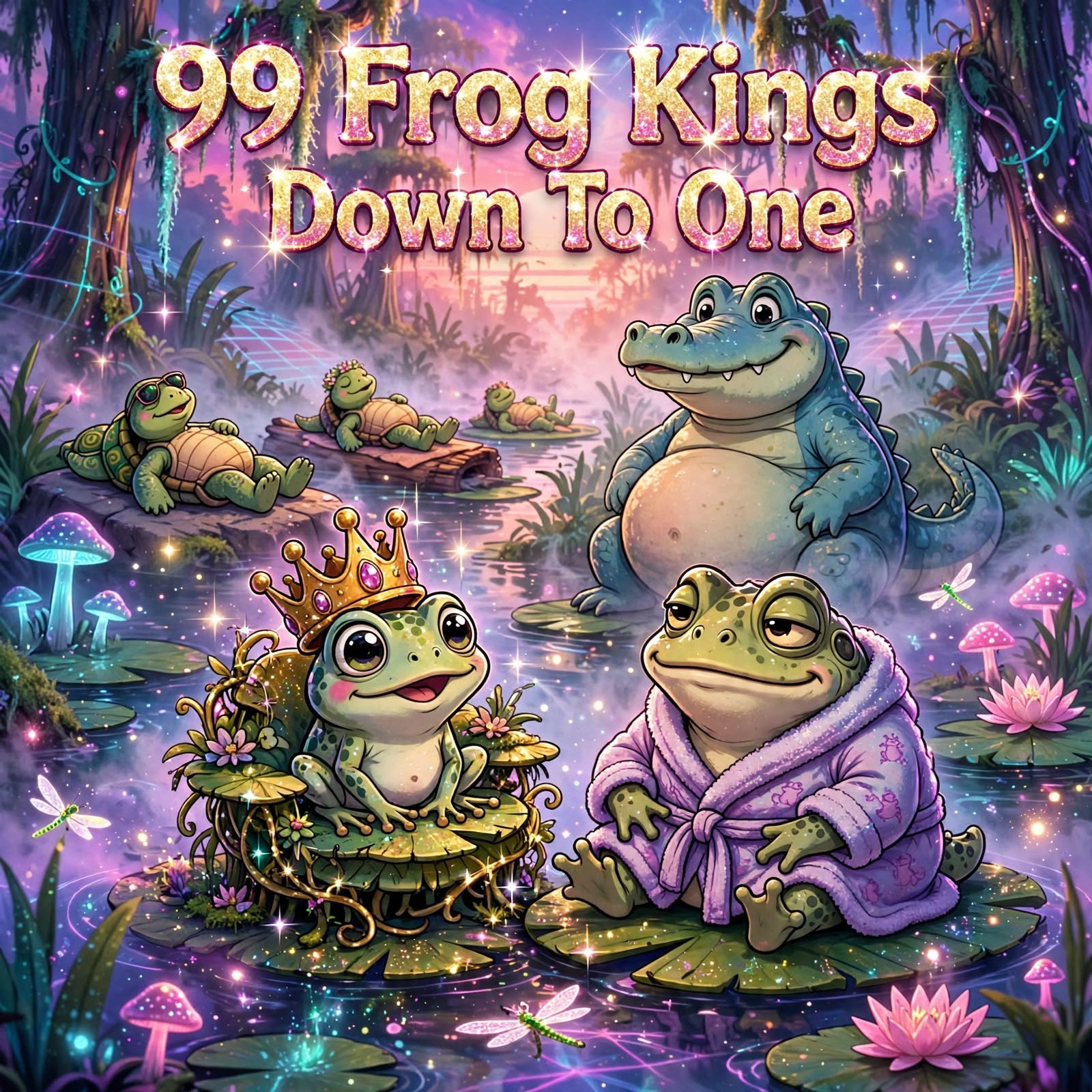 99 Frog Kings Down to  One artwork