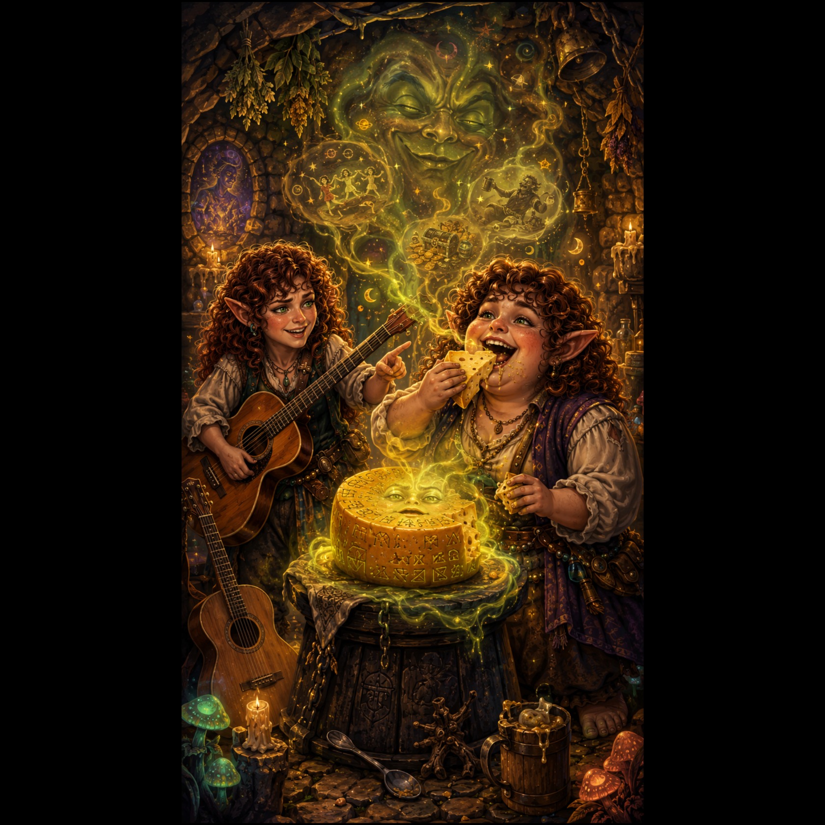 The Forbidden Cheese Wheel artwork