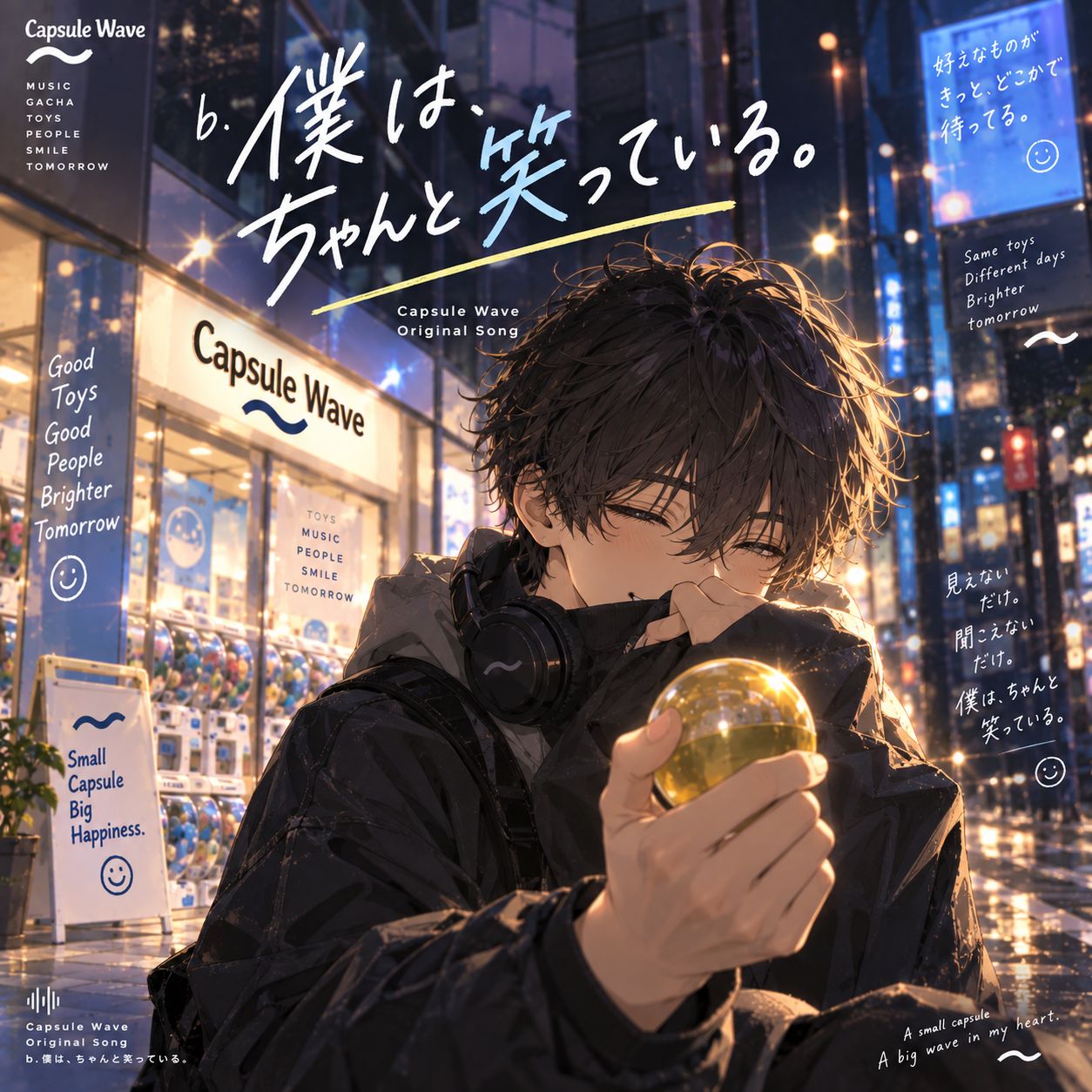 b. 僕は、ちゃんと笑っている。 artwork