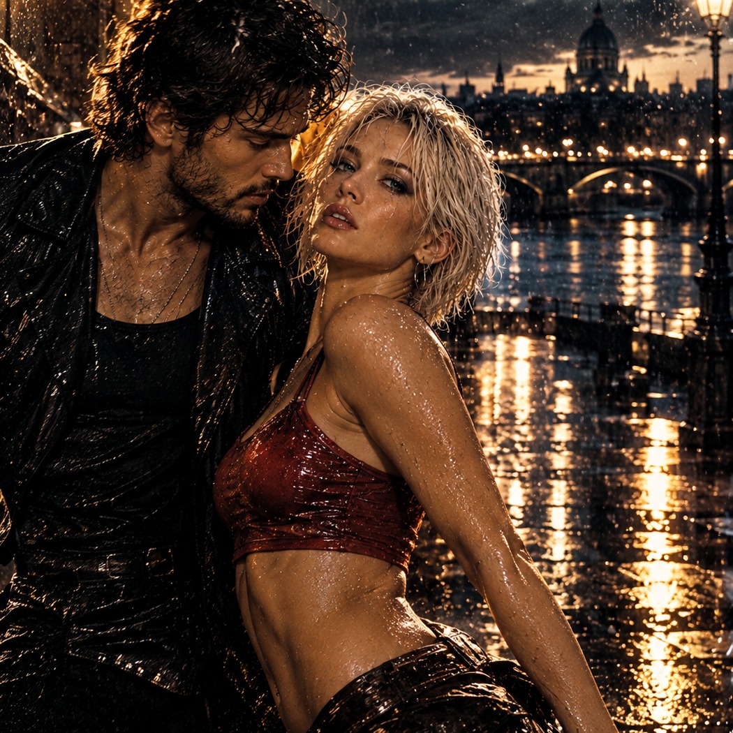 Danse avec moi sous la pluie artwork
