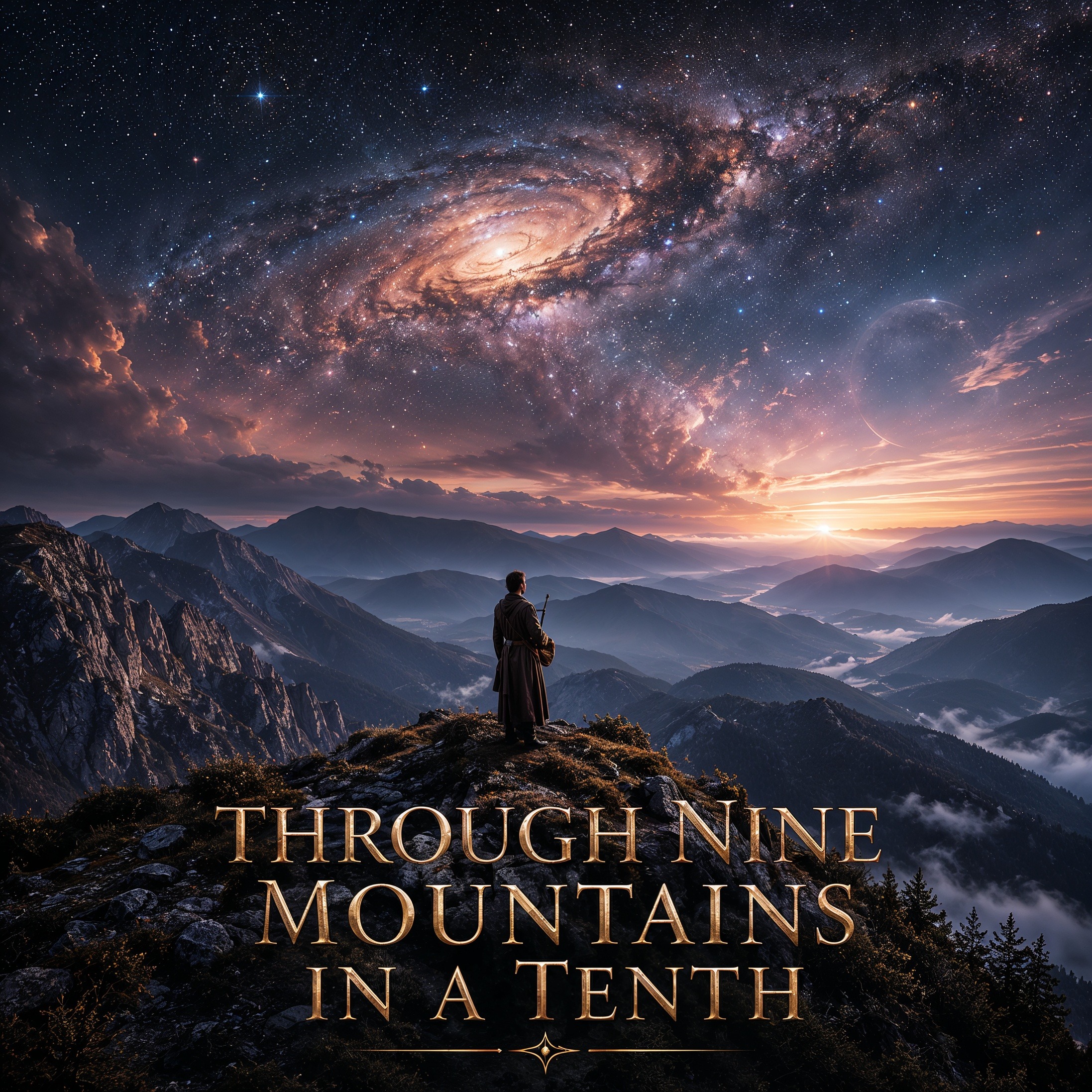 Through Nine Mountains in a Tenth artwork