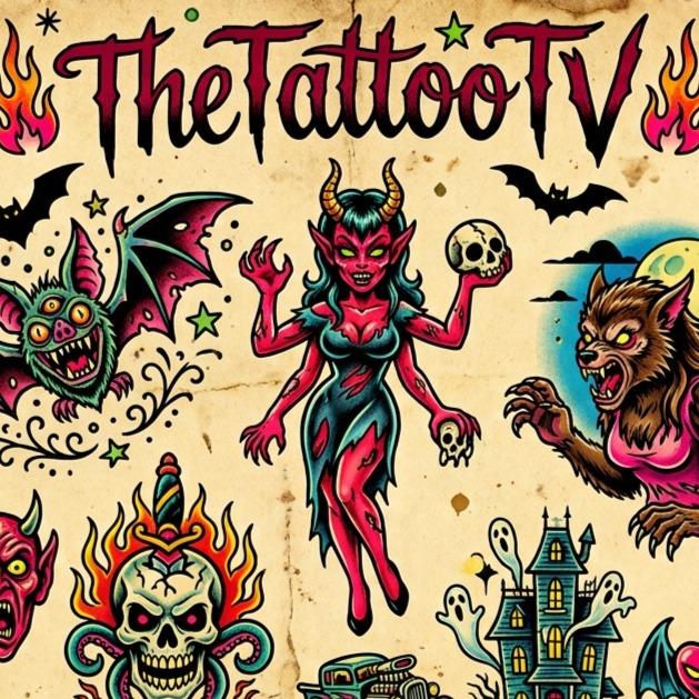 Tattoo Flash Stomp artwork