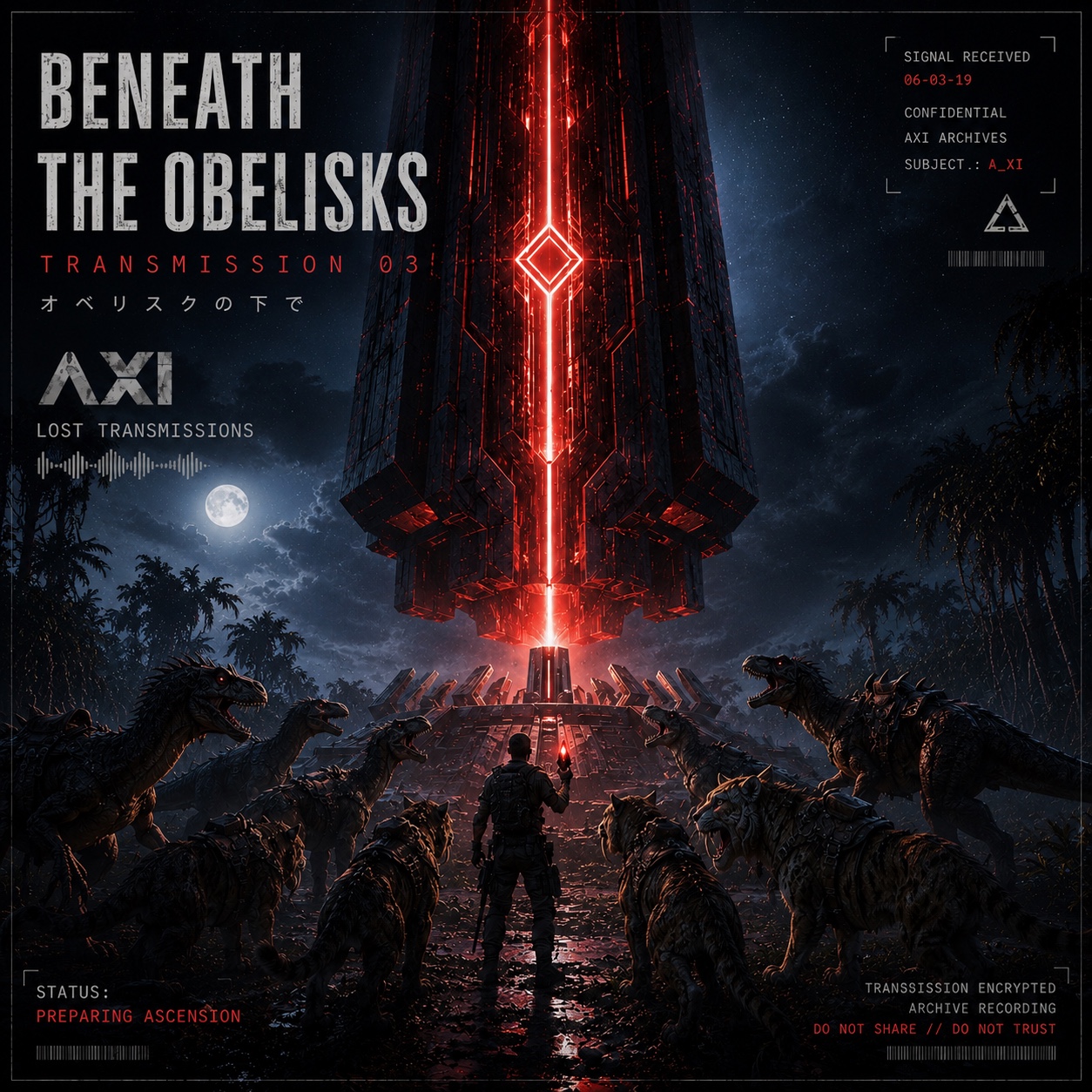 𝗧 | 03 🇬🇧 • Beneath the Obelisks artwork