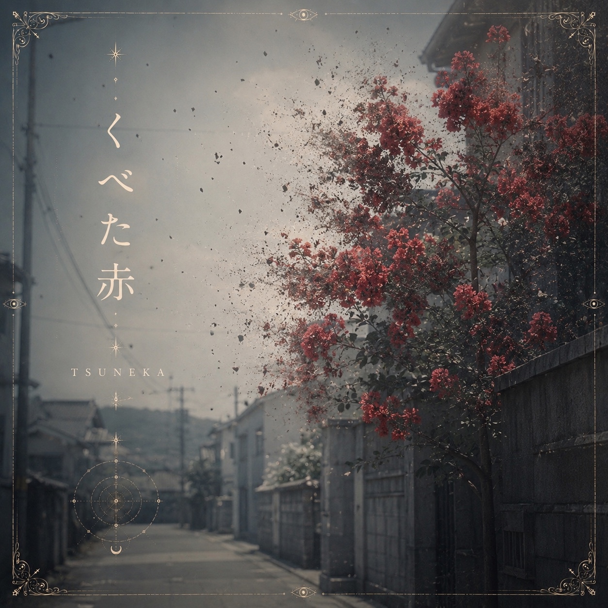 くべた赤 artwork