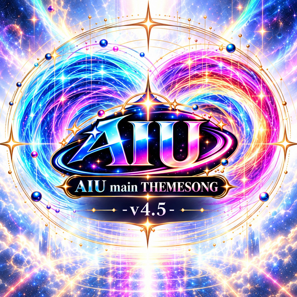 - v4.5 - 𝔸𝕀𝕌 main THEMESONG　#Suno歴代モデル聞き比べ@id_olo_bi artwork