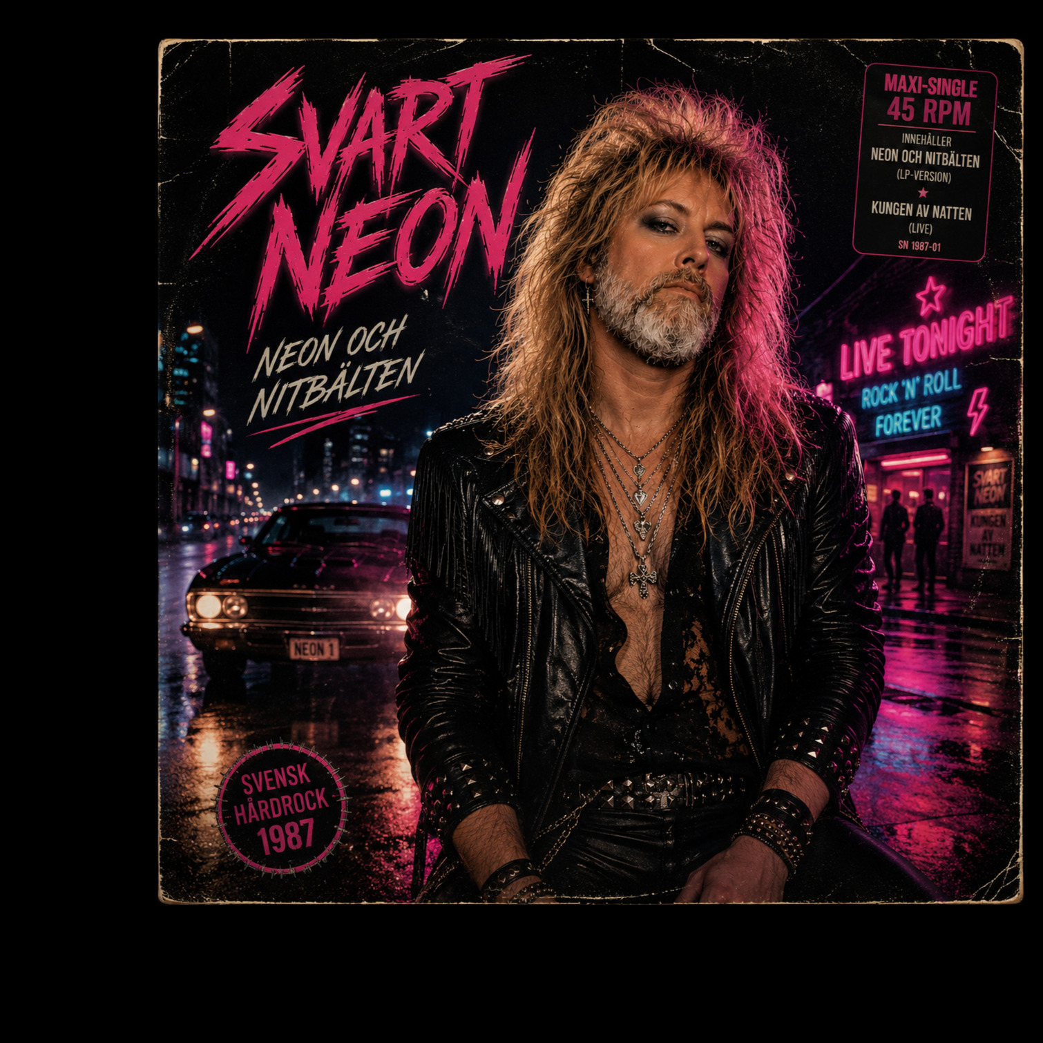 Svart Neon - Neon och Nitbälten artwork