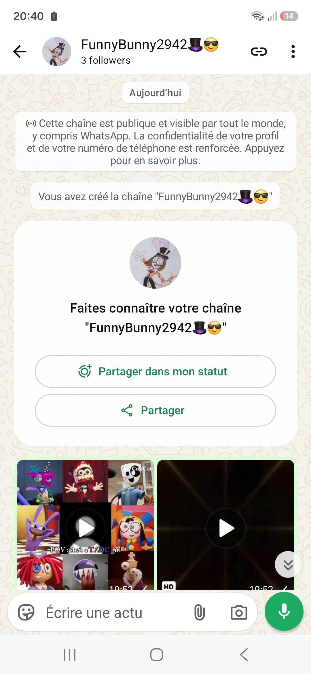 ABONNEZ VOUS s’il vous plaît! C’est sur Watsapp! artwork