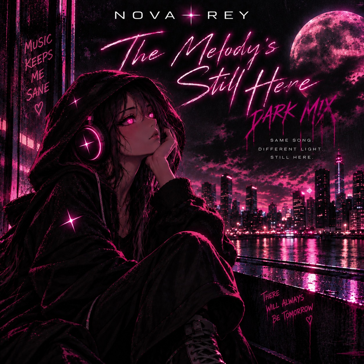THE MELODY'S STILL HERE Dark Mix artwork