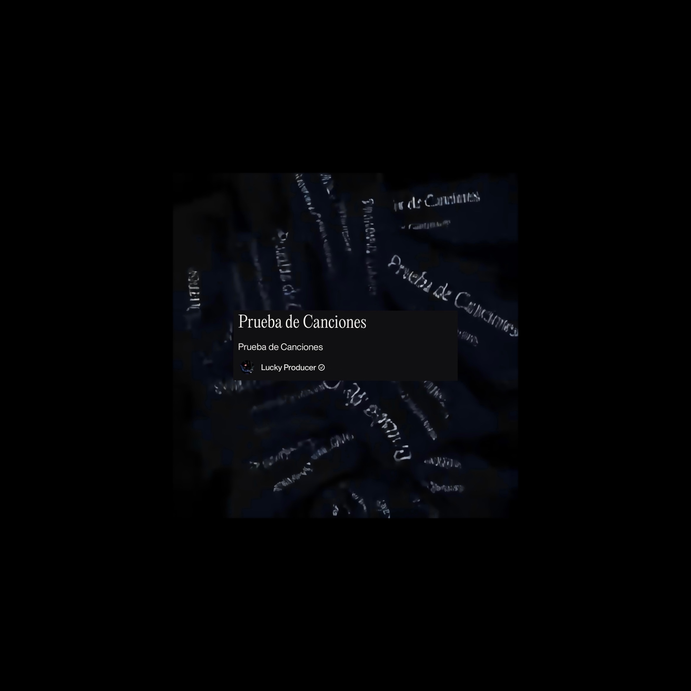 Image for Prueba de Canciones