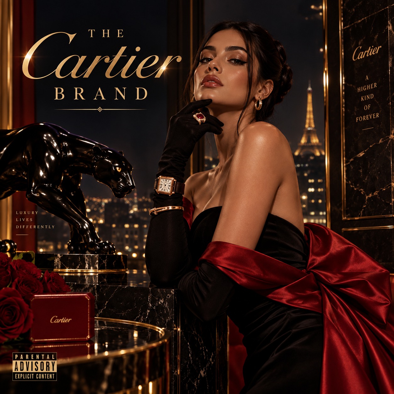 The Cartier brand artwork
