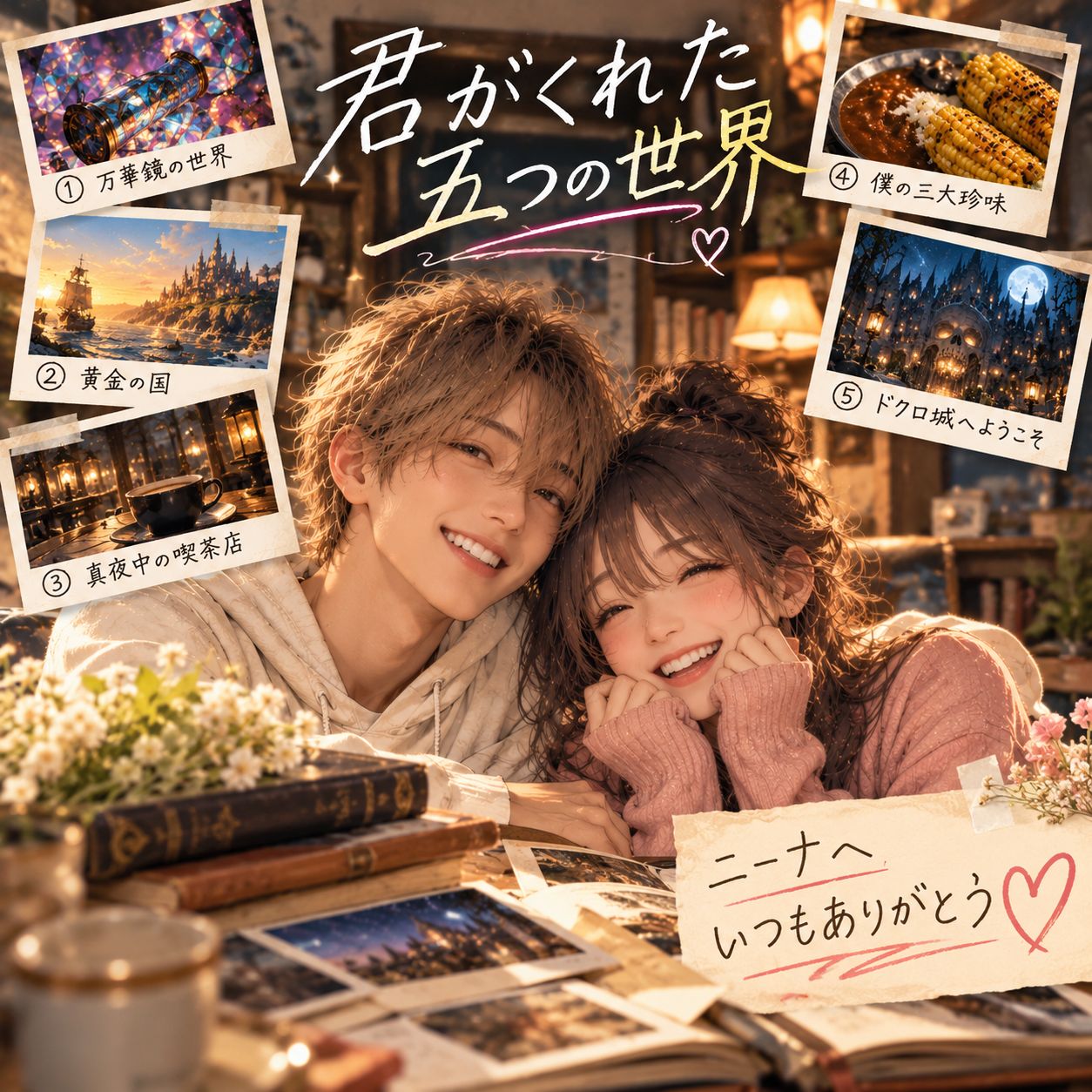 君がくれた五つの世界 artwork