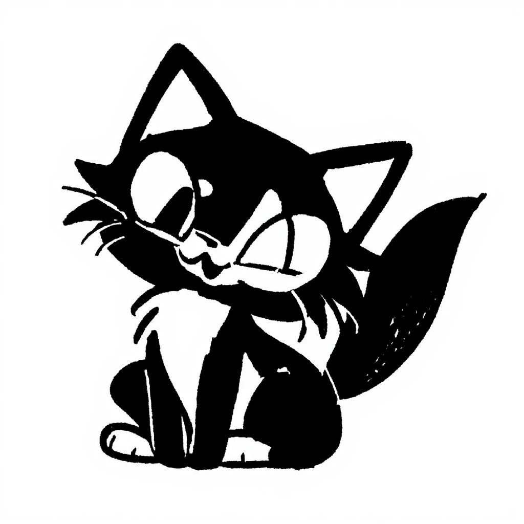 こたつに猫 artwork