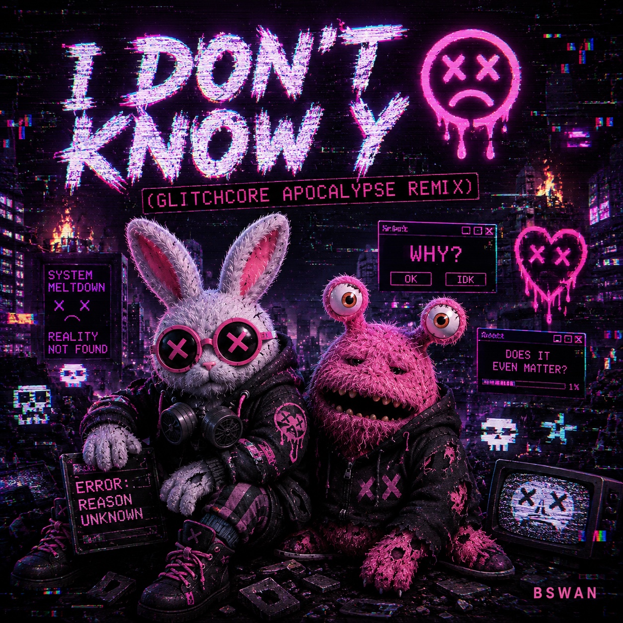 I DON’T KNOW Y (Glitchcore Apocalypse Remix) artwork