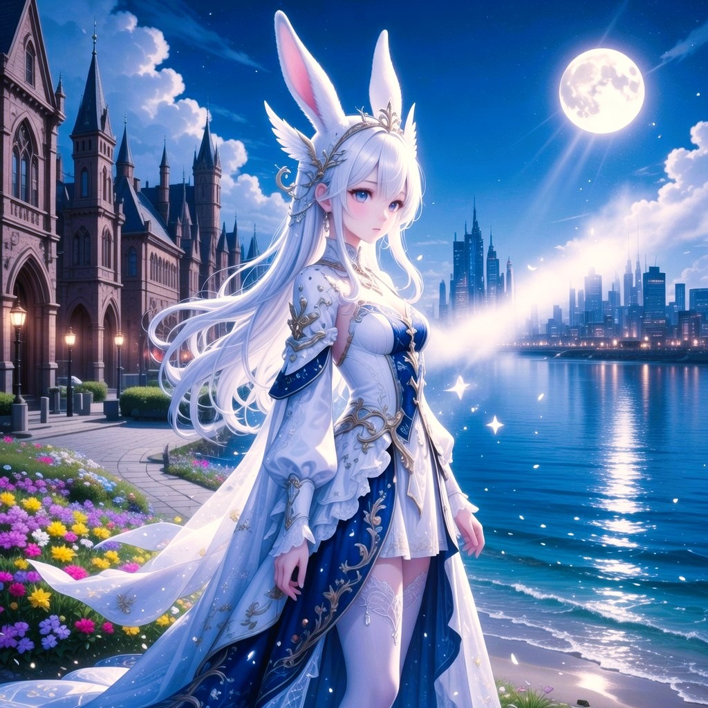 Image for 🌙月空ホワイトムーンラビット🐇