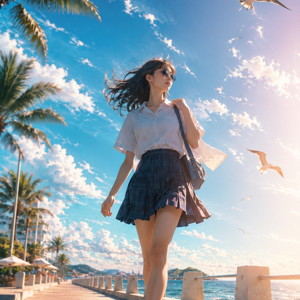 潮風ランウェイ / Seabreeze Runway artwork