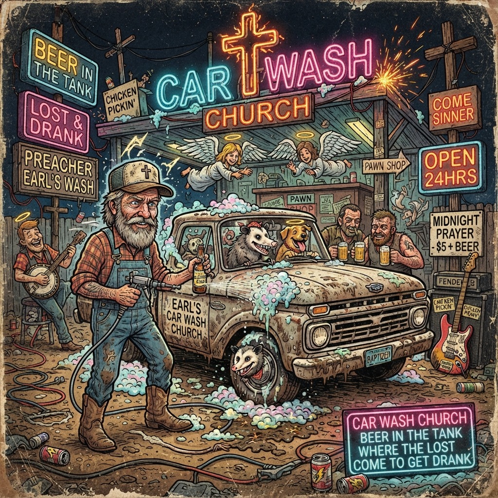 Car Wash Church ! artwork