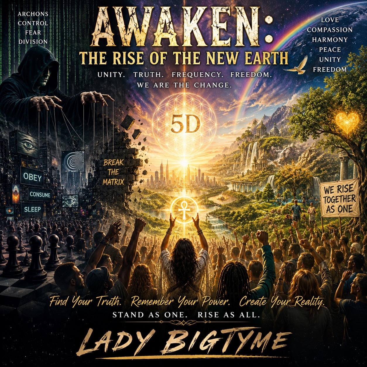 Awaken: The Rise of The New Earth artwork