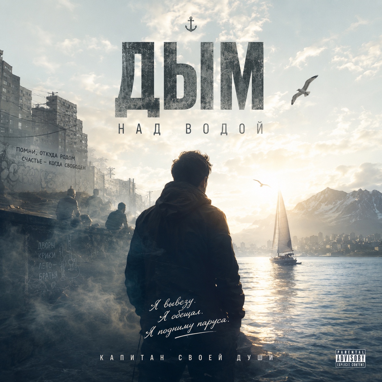 Обложка трека «Дым над водой»