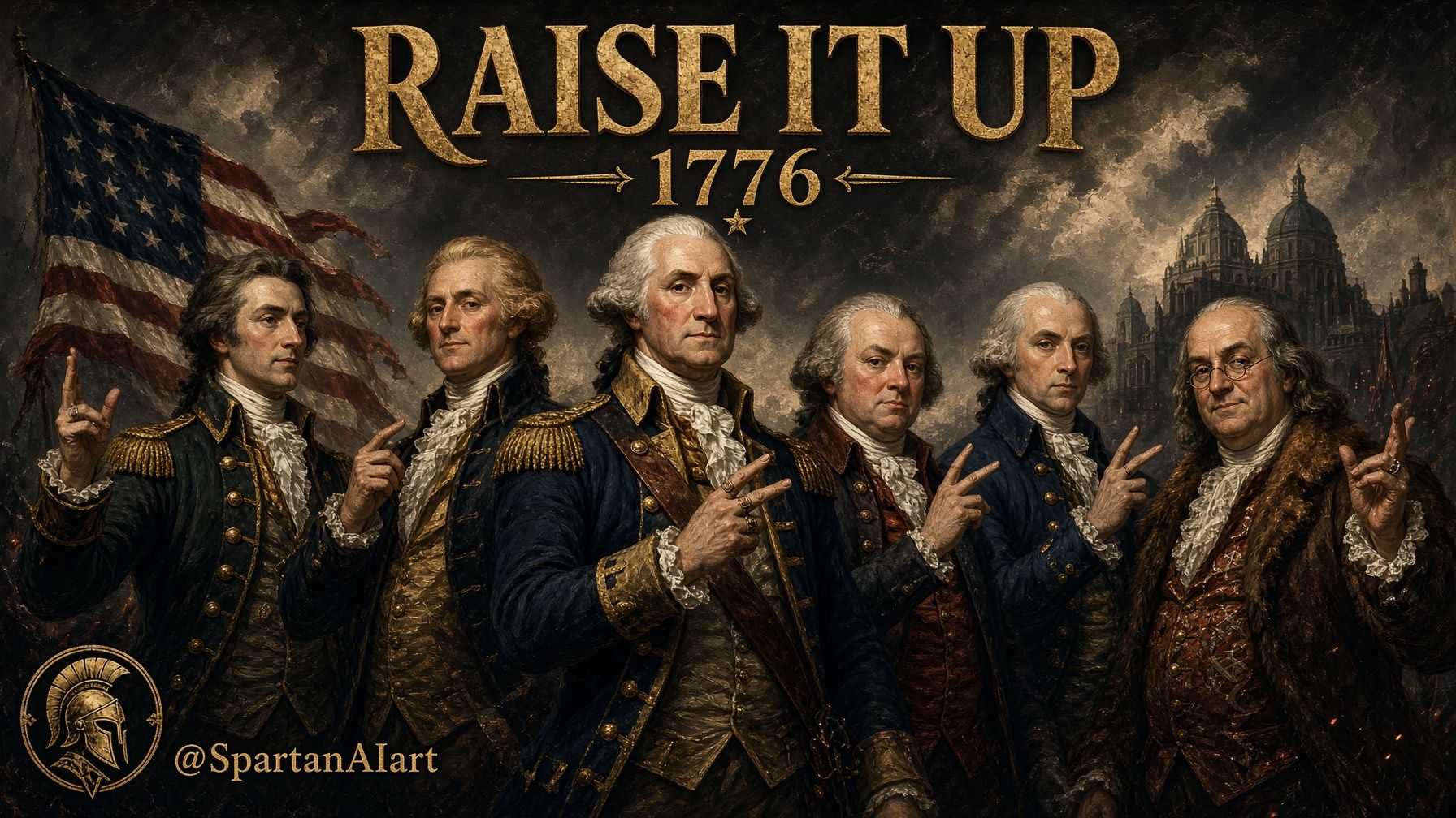 Raise It Up, 1776 (18th century sound) 6v artwork