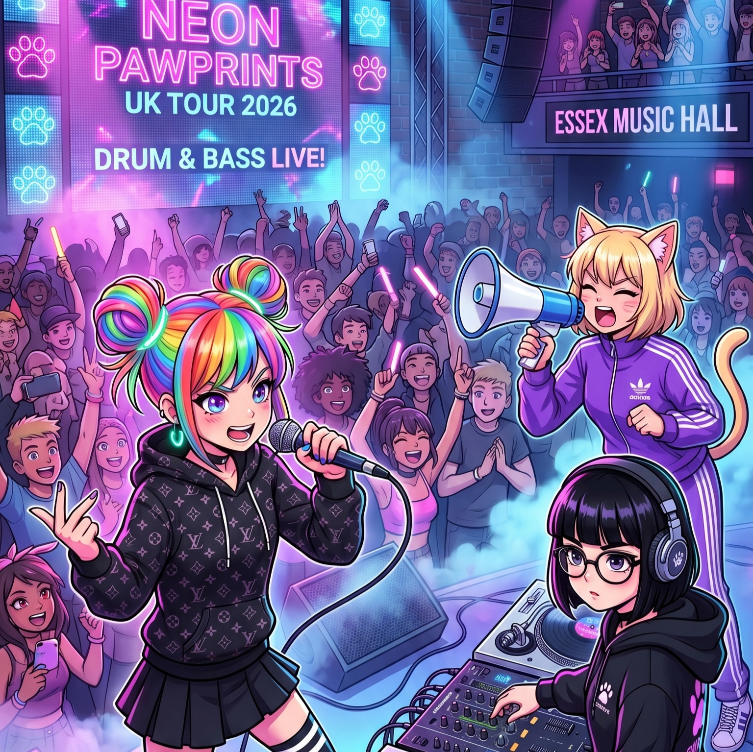 ☆Neon Pawprints☆ UK Tour 2026