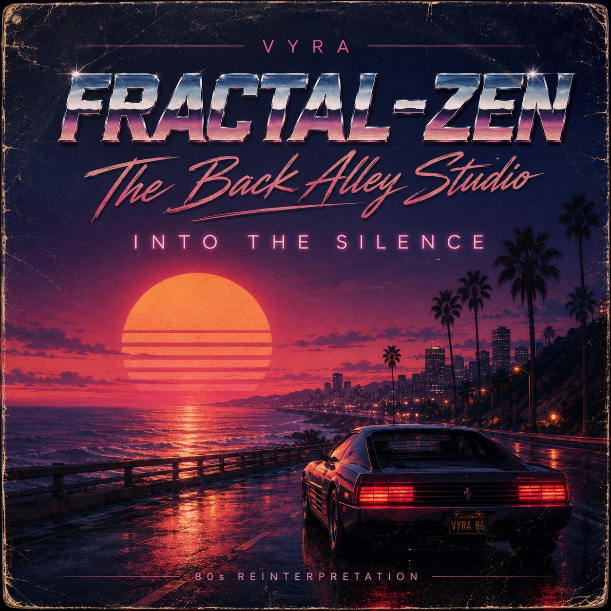 Fractal-Zen – The Back Alley Studio: Into the Silence (80s Reinterpretation) artwork