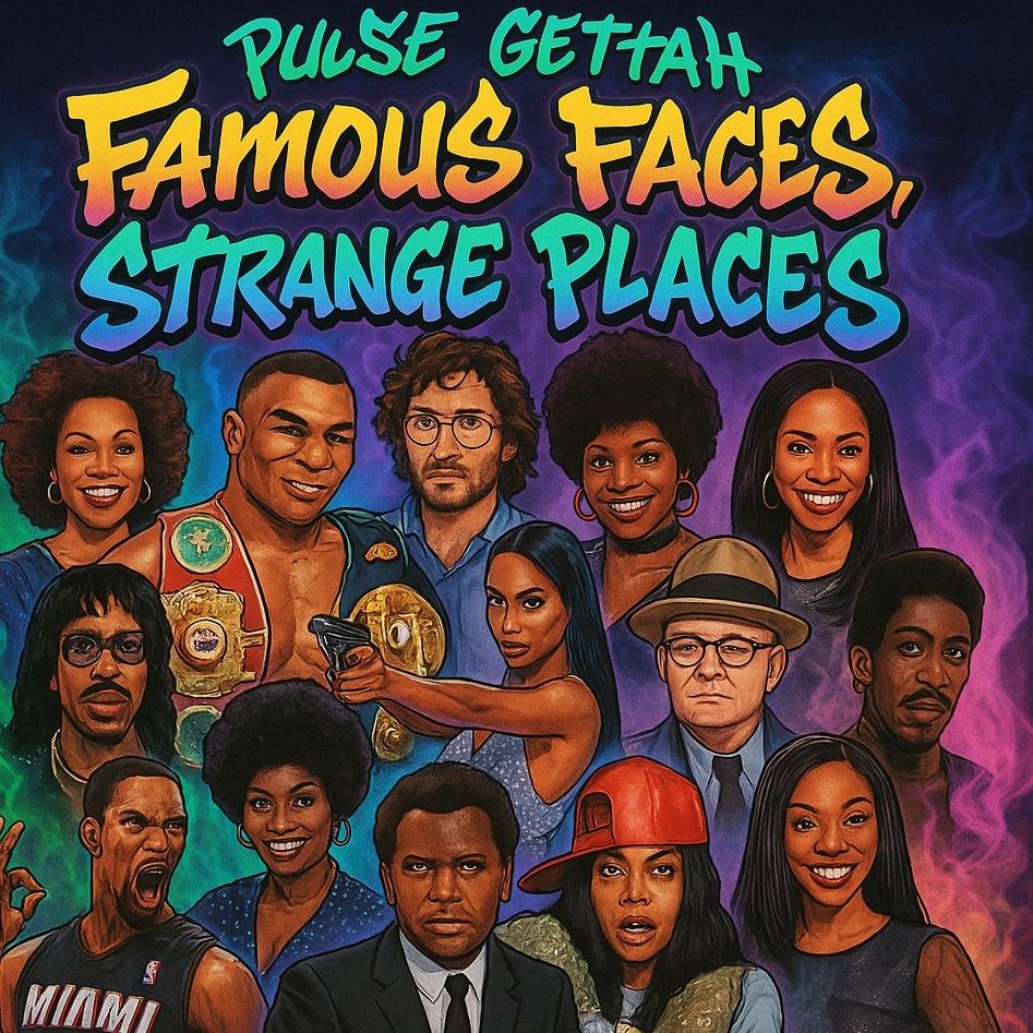 Image for Famous Faces, Strange Places