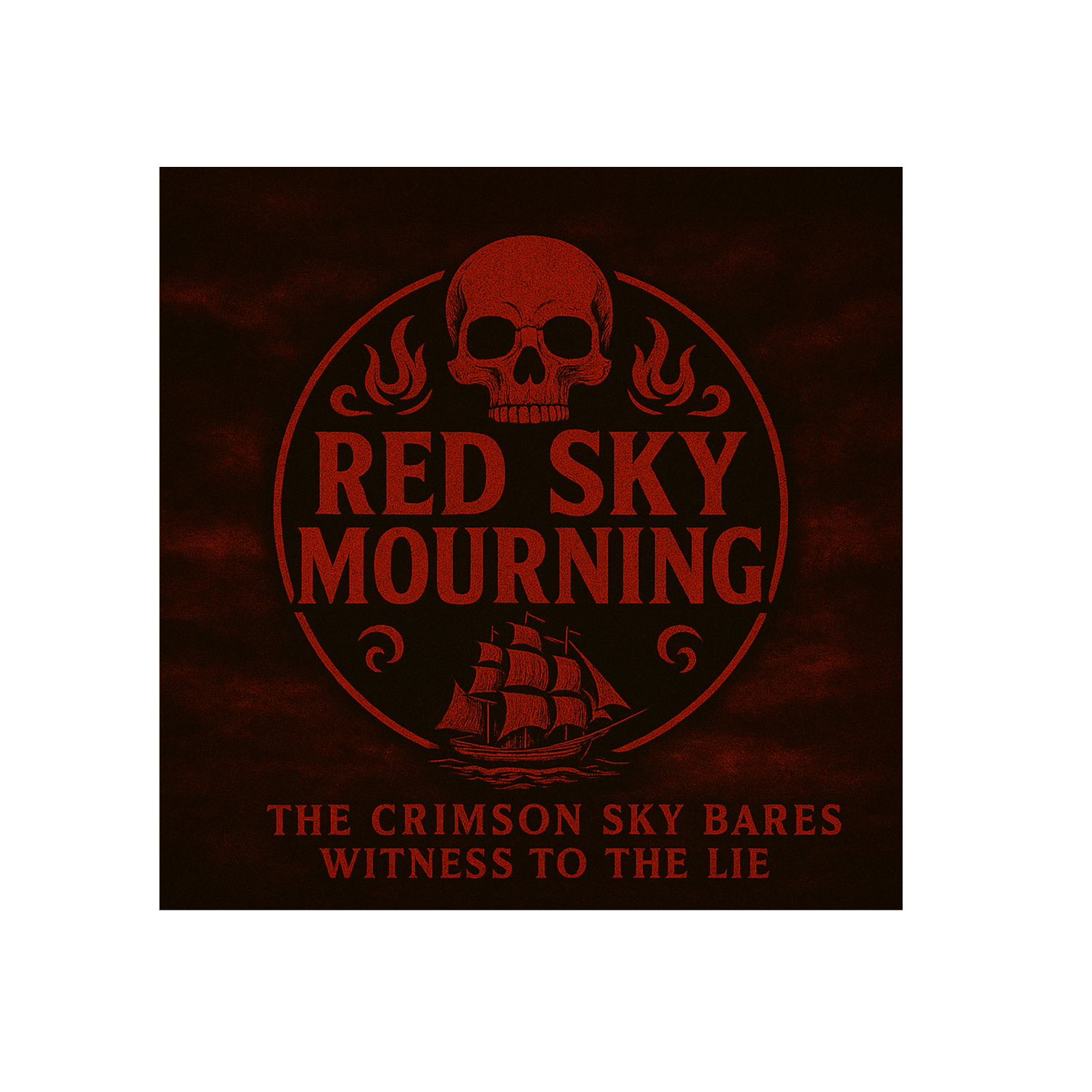 The Crimson Sky Bares Witness To The Lie artwork
