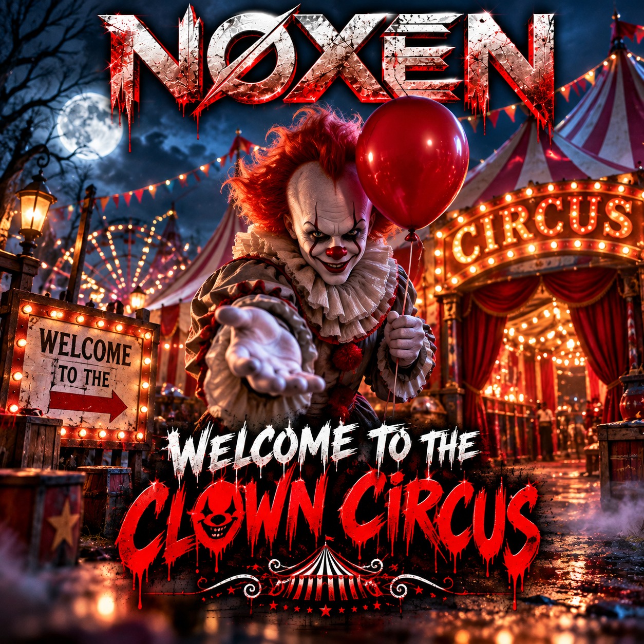 NØXEN - Welcome to the Clown Circus  (Horror Edition Halloween 2026) artwork