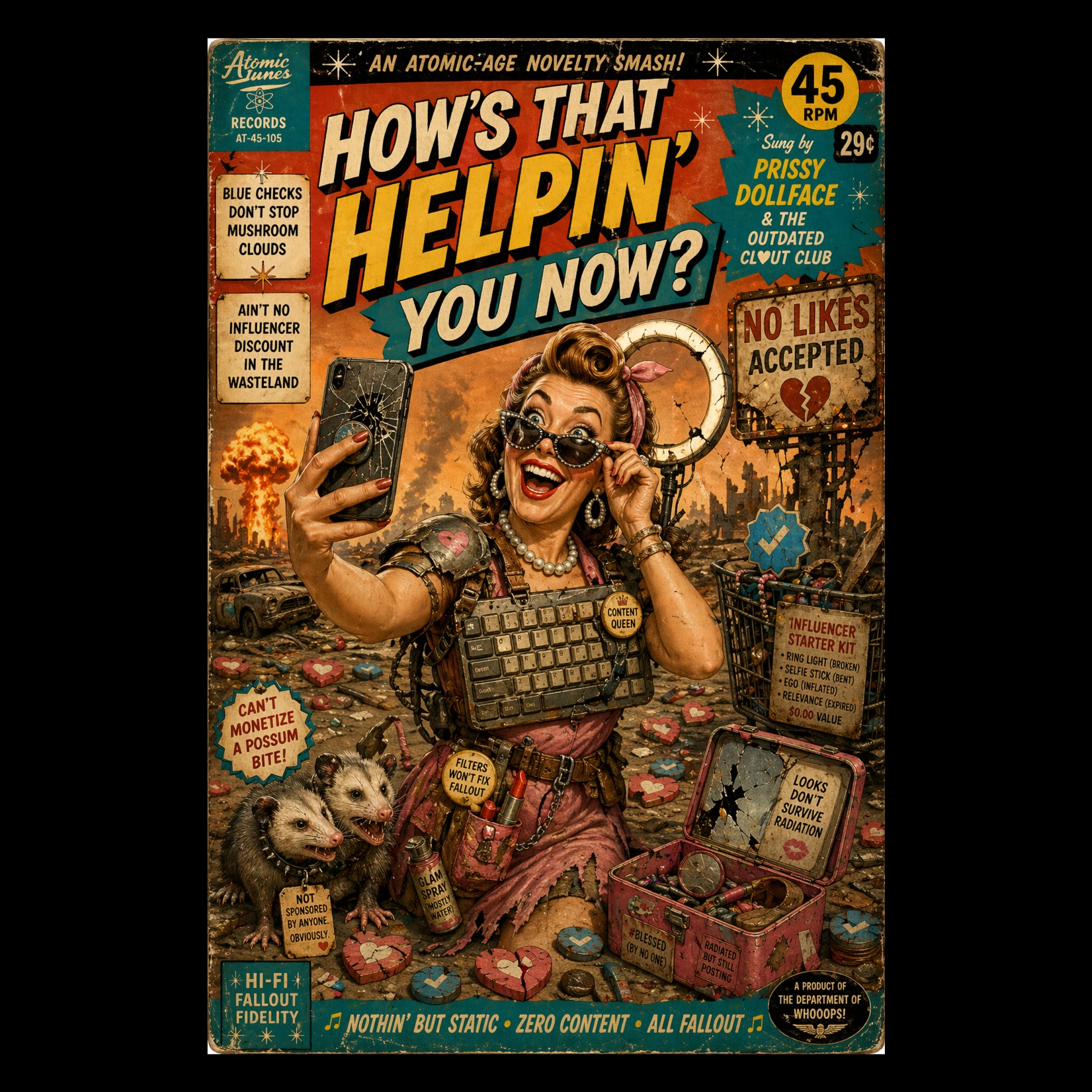 How’s that helpin’ you now? artwork