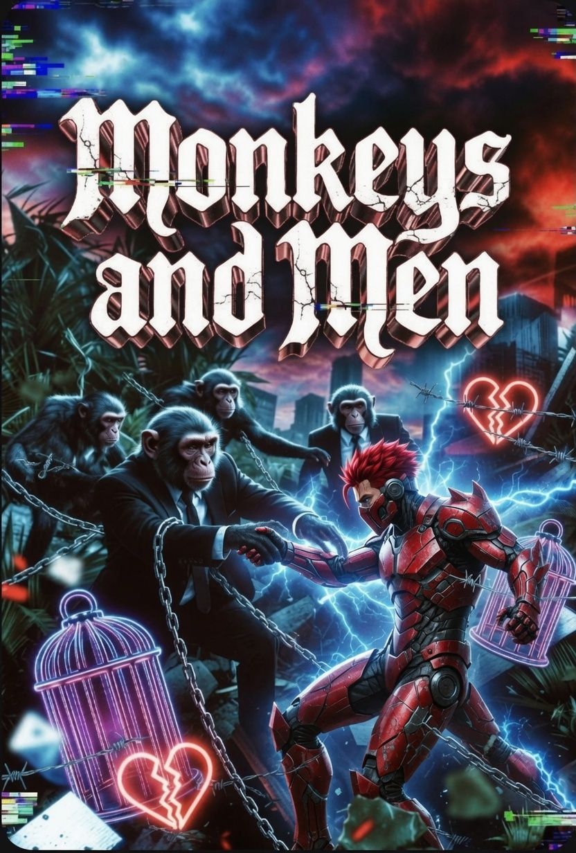 Monkeys and Men artwork
