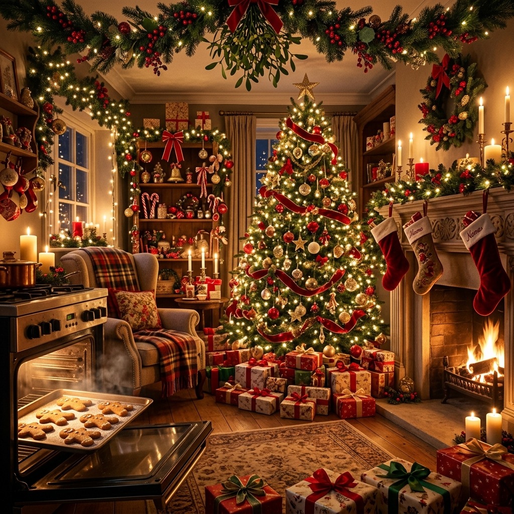 Gingerbread and Mistletoe artwork