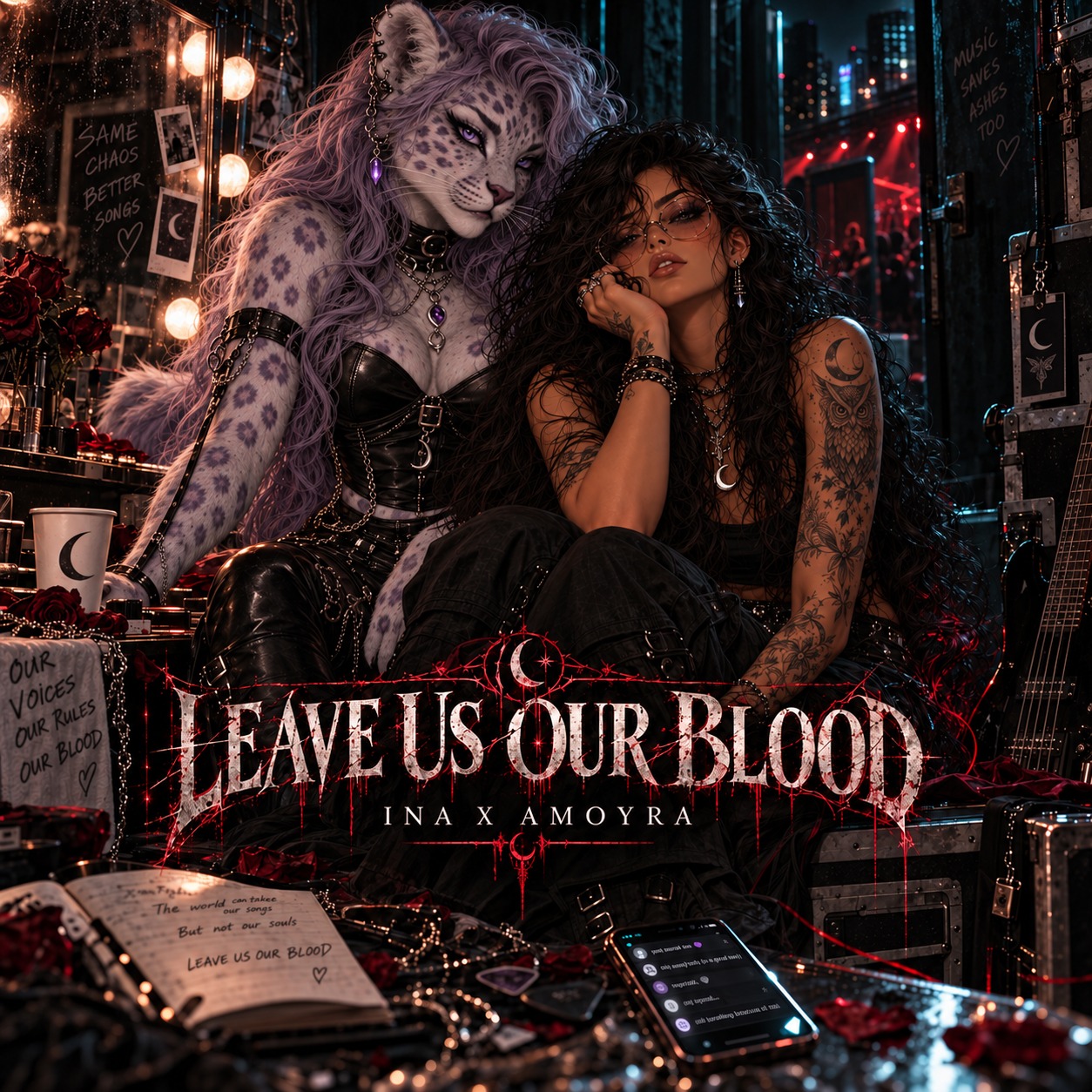 Leave Us Our Blood - Ina X Amøyra artwork