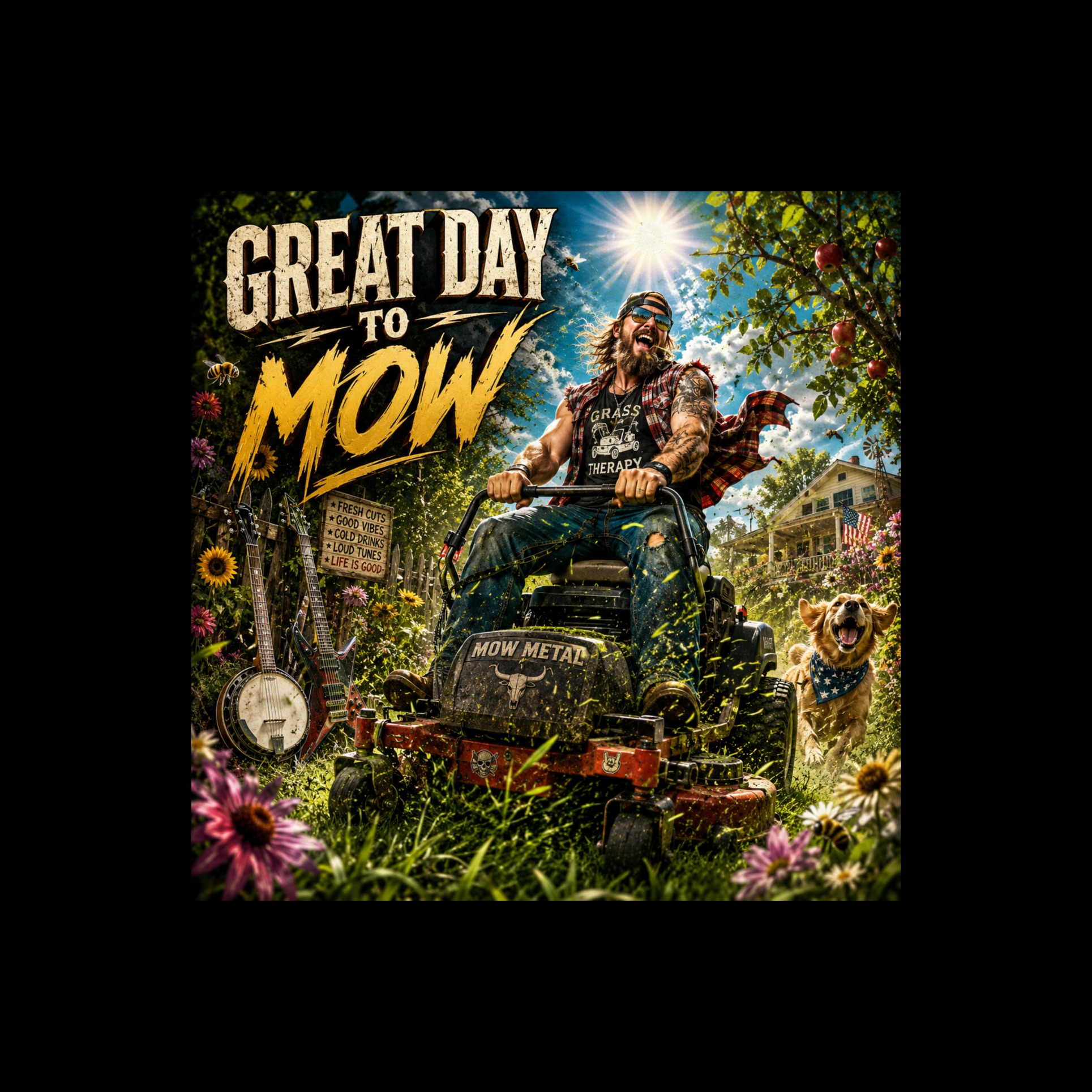 A Great Day to Mow artwork